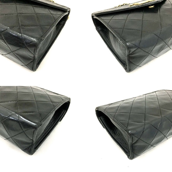 100% Auth CHANEL Vintage Quilted MatelasseLambskin - Picture 6 of 8